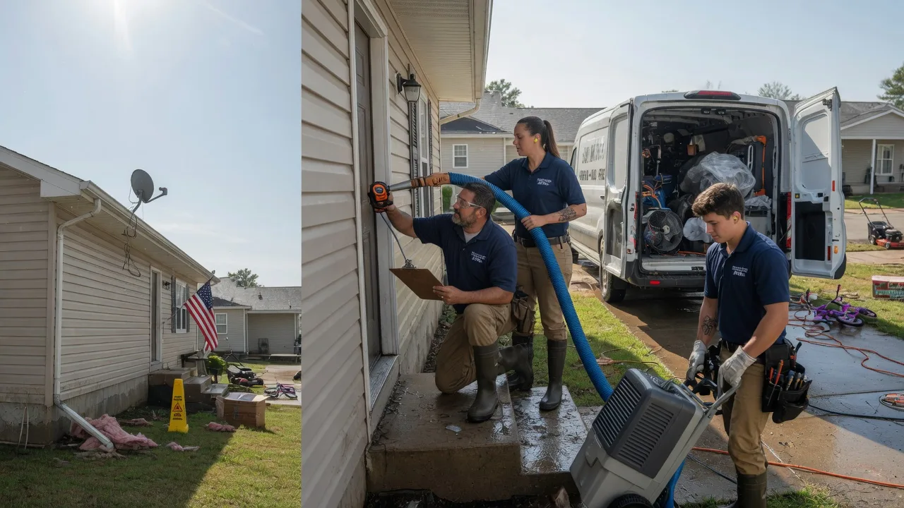 Ceiling Water Damage Restoration in La Motte, IA near me
